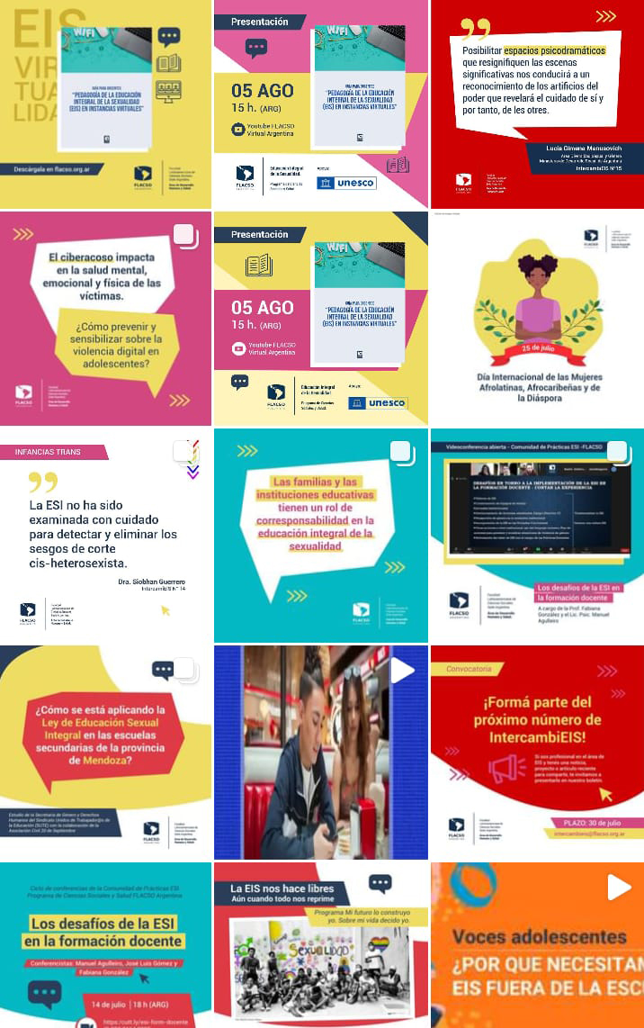 captura instagram @esi_flacso